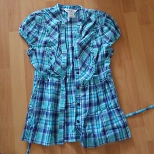 Plaid blouse